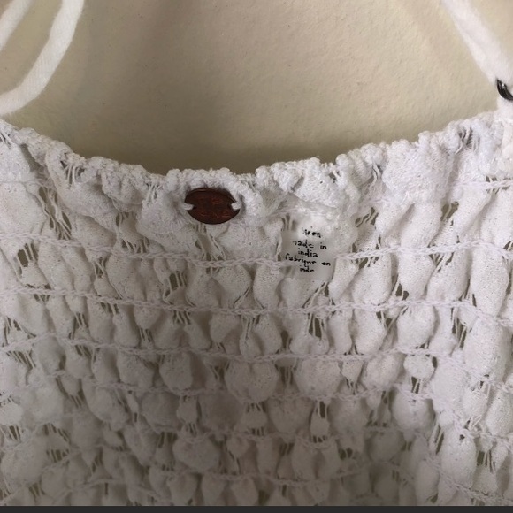 NWOT white lace Free People One Adella Dress - Picture 2 of 4